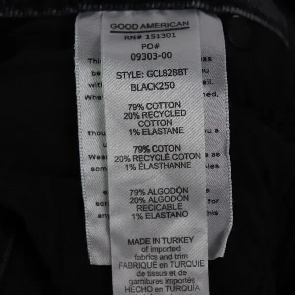 Good American black Jeans size 15 plus size - Picture 4 of 4